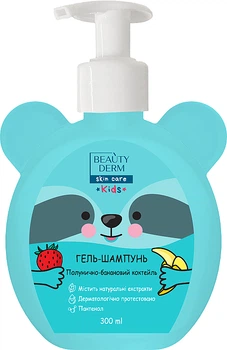Гель-шампунь с клубнично-банановым ароматом - Beauty Derm Skin Care Kids Shower Gel 300ml (1143788-174600)