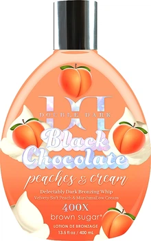 Крем для солярия для великолепного бронзового оттенка и нежной кожи - Tan Incorporated Peach & Cream 400x Black Chocolate 400ml (1120640-95400)