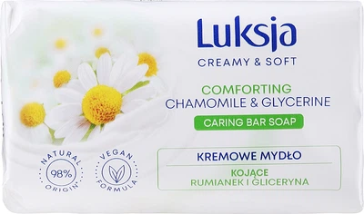 Крем-мило з ромашкою та гліцерином - Luksja Camomile Glycerine Soap 90g (258011-31023582)