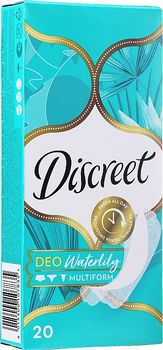 Щоденні гігієнічні прокладки Deo Water Lily, 20 шт. - Discreet 20шт (791746-29862)