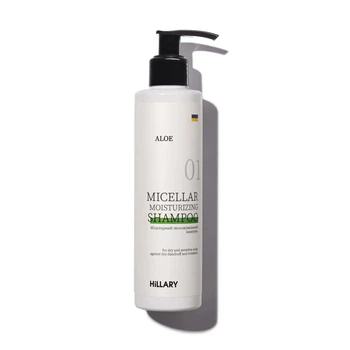 Міцелярний зволожувальний шампунь Aloe Hillary Aloe Micellar Moisturizing Shampoo, 250 мл HI-07-294