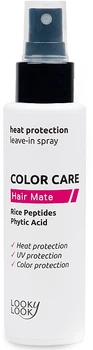 Спрей-термозахист для захисту кольору волосся - Looky Look Color Care Hair Mate Heat Protection Leave-In Spray 100ml (1125545-161165)