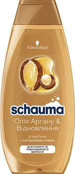 Шампунь для сухого й пошкодженого волосся - Schauma Argan Oil & Repair 400ml (1105507-145611)