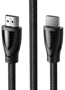 Кабель UGREEN HD140 8K HDMI 2.1 Cable Braided 3m Black (80404)