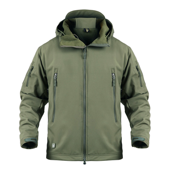 Тактическая куртка Pave Hawk PLY-6 Green 4XL мужская военная холодостойкая влагоотталкивающая осень-зима