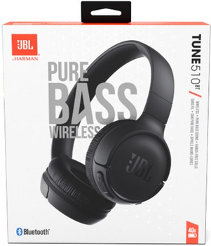 Навушники JBL TUNE 510 BT Black (JBLT510BTBLKEU)