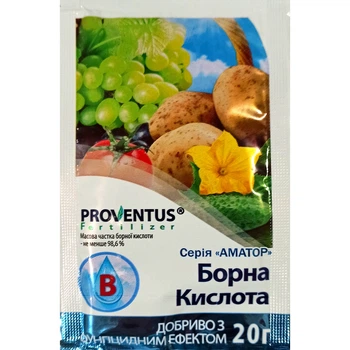 Стимулятор роста Борная кислота 20 г