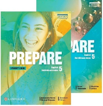 Комплект по английскому языку для пятого класса Prepare for Ukraine НУШ 5 Student's Book + Workbook (Учебник + тетрадь) ISBN: 9786178290108 / 9786178002725