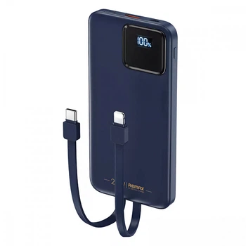 Зовнішній портативний аккумулятор Power Bank Remax 10000 mah RPP-500 з швидкою зарядкою Blue