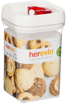 Контейнер для сыпучих продуктов Herevin Red 1 л (161202-001)