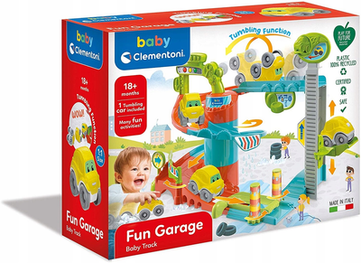 Веселий гараж з автомобілем для малюка Fun garage car slide Clementoni (17482)