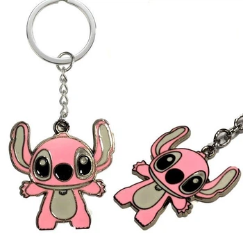 Брелок металлический для ключей или на рюкзак stitch стич