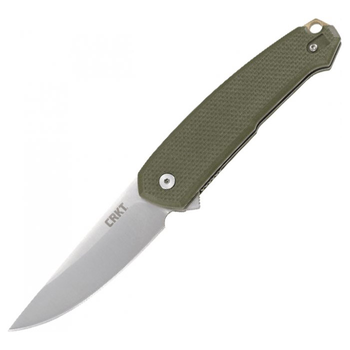 Нож складной карманный с фиксацией Liner Lock CRKT 5325 Tueto green 197 мм
