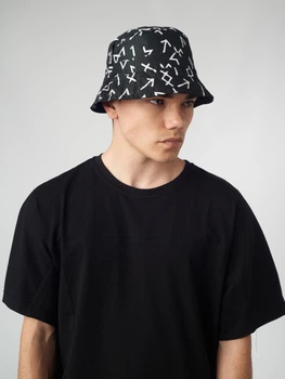 Панама Custom Wear двостороння Rune чорна