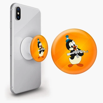 Попсокет (Popsockets) держатель для смартфона Чилли Вилли (8754-2077-WT) Белый