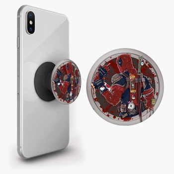 Попсокет (Popsockets) держатель для смартфона Дедпул (8754-1993-BK) Черный