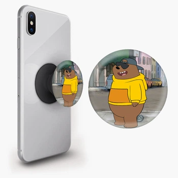 Попсокет (Popsockets) держатель для смартфона Вся правда о медведях (We Bare Bears) (8754-2901-BK) Черный