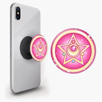 Попсокет (Popsockets) держатель для смартфона Сейлор Мун (Sailor Moon) (8754-2918-BK) Черный