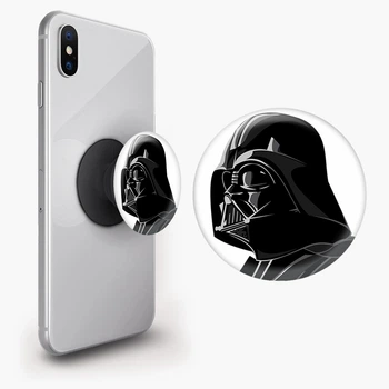 Попсокет (Popsockets) держатель для смартфона дарт вейдер (8754-1480-BK) Черный