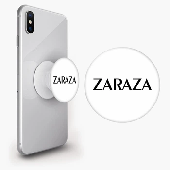 Попсокет (Popsockets) держатель для смартфона ZARAZA (8754-1782-WT) Белый