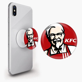 Попсокет (Popsockets) держатель для смартфона кфц (8754-1376-WT) Белый