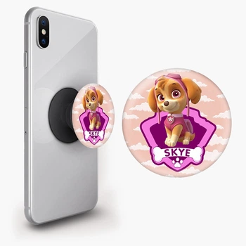 Попсокет (Popsockets) держатель для смартфона Щенячий патруль (PAW Patrol) (8754-1609-BK) Черный