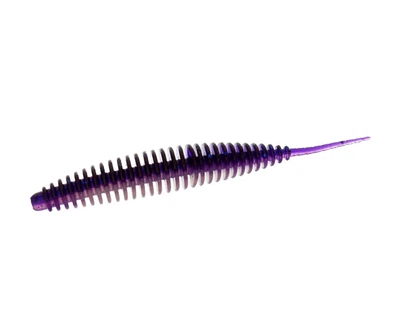 Виброхвост Flagman Слаг Hitomi 3 0531 Violet/Pearl White (00-00004689)