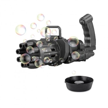 Пулемет генератор мыльных пузырей BUBBLE GUN Gatling Electric, машинка для пузырей