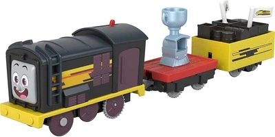 Моторизований паровозик Дизель Fisher-Price Thomas & Friends Deliver The Win Diesel Motorized Train (HDY74)