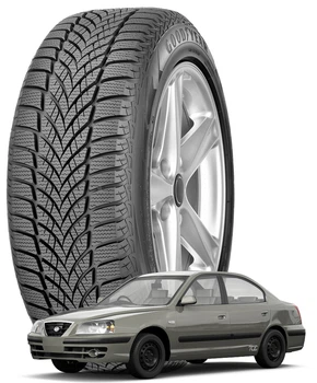 GoodYear UltraGrip Ice 2 185/65 R15 88T - Шины Hyundai Elantra III (XD), IV (HD) 2000 - 2010