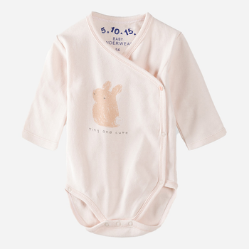 Боді-сорочечка для новонароджених 5.10.15 Underwear 6W4102 56 см Рожеве (5901463119603)
