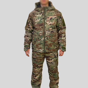 Зимний комплект одежды куртка и штаны мультикам размер S рост 165-170 см / 55-60 кг
