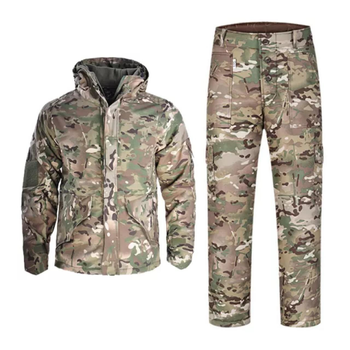 Зимний комплект одежды куртка и штаны мультикам размер 3XL рост 180 - 190 см. 95-105 кг