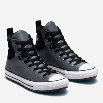 Zimowe trampki męskie z eko skóry na grubej podeszwie wysokie Converse Chuck Taylor All Star Berkshire Boot A00720C 42 26.5 cm Szare (194433802130)