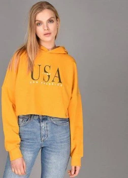 Худи H&M S Желтое