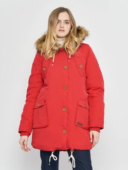 Парка зимняя с мехом женская Alpine Crown Salma ACPJ-170213-003 38 Красная (2116576497095)