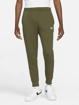 Спортивні штани чоловічі Nike Club Jogger BV2671-327 M Rough Green/Rough Green/White (195238903428)