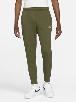 Спортивні штани чоловічі Nike Club Jogger BV2671-327 S Rough Green/Rough Green/White (195238903381)