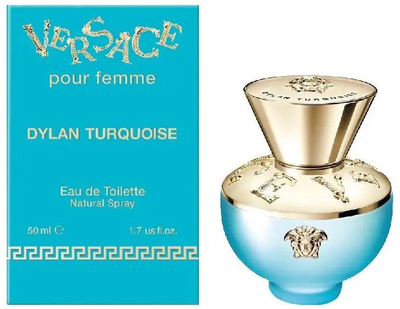 Туалетна вода для жінок Versace Pour Femme Dylan Turquoise 50 мл (8011003858545)