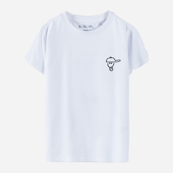 Дитяча футболка для хлопчика 5.10.15 Mix And Match 1I4105 92 см Біла (5902361999878)
