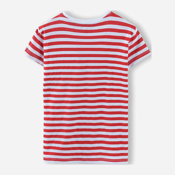 T-shirt 5.10.15 Mix And Match 3I4033 116 cm Biały/Czerwony (5902361960823)
