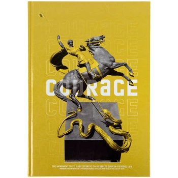 Канцелярская книга Axent Courage А4, 96 листов, клетка, желтая (8422-552-A)