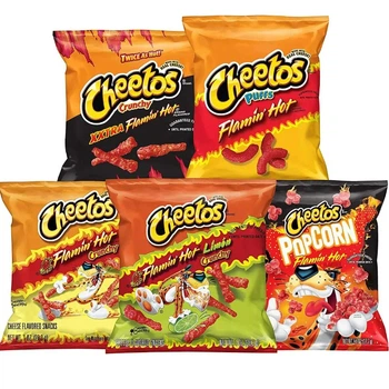 Микс острых чипсов Cheetos Flamin Hot 5 шт