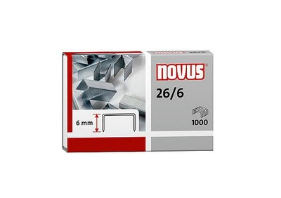 Скобы Novus №26/6 упаковка 1000 шт