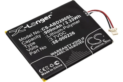 Аккумуляторная батарея X-Longer CS-ABD290SL / 58-000226 для Amazon Kindle 10th Gen Kindle Touch (2019) (900 mAh)