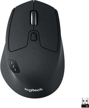 Миша Logitech M720 Triathlon Wireless/Bluetooth Black (910-004791)
