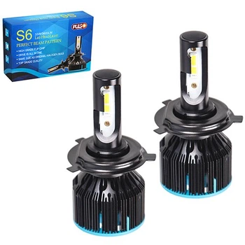Лампа діодна 12V Н4 LED 3СОВ/33Вт/4500лм/6000К PULSO [М4-H4] S6-H4