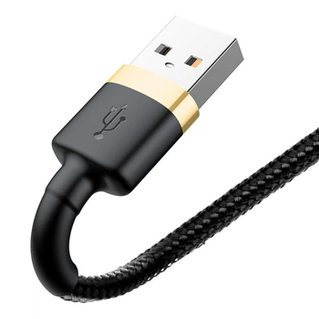 Кабель с USB на Lightning: 1m | Кабель для зарядки Iphone и Ipad | Шнур для Айфона Baseus (CALKLF-BV1) KT-FF