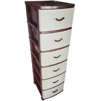 Комод пластиковый Efe plastics 10063 Style 6 ярусов Коричневый