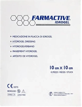 Гідрогелева пов'язка Farmactive не адгезивна стерильна 10 x 10 см (1701501010)